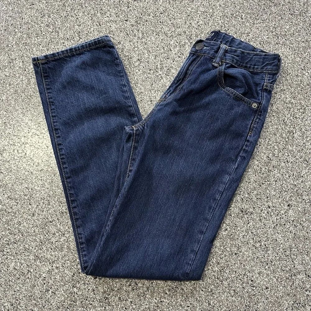 Gap Jeans Boys 16x30 Regular Original Straight Adjustable Waist Kids Denim